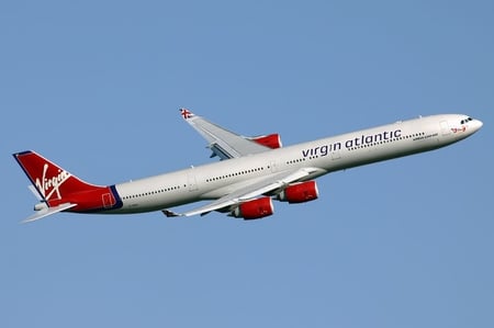 Airbus A-340 - airbus a 340, virgin atlantic, virgin airways, a 340