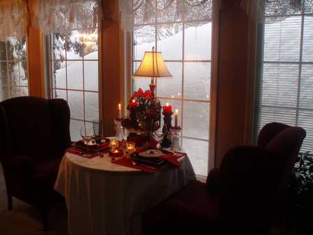 Romantic Christmas Eve Diner