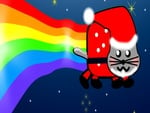 nyan cat santa