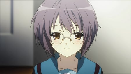 shy yuki - suzumiya haruhi no yuuutsu, anime, wallpaper, other