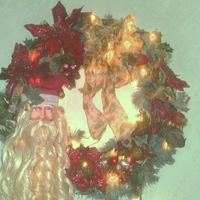 Santa Wreath