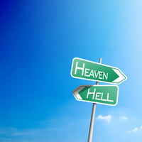 Heven or Hell Road Signs