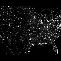 United States from Space - Lights / Power