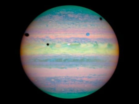 Multispectral Scanning - Jupiter - space, universe, color phasing, jupiter, multispectral scanning