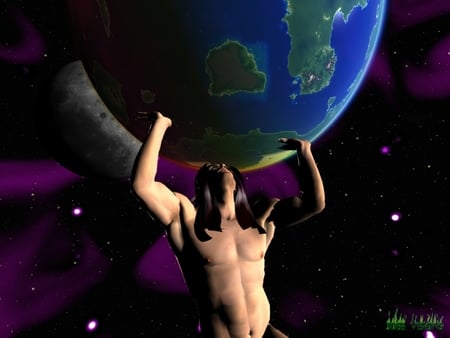 The Burden of Atlas - atlas, greek, gods, earth