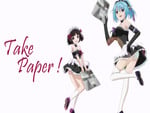 Paper come take it!