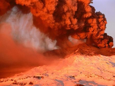 ruapehu eruption - 26september2007, new zealand