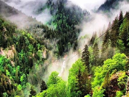 from sumela monastrys windows,trabzon,turkey - sumela, trabzon, monastary, turkey