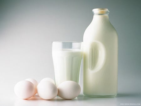 milk and eggs - eggs, glas, milk