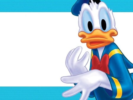 Donald Duck - duck, cartoon, diney, funny, surfing, cartoons, surprised, sea, donald duck