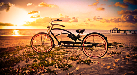 Beach-HDR - nice, beauty, sky, beach, photography, sun, great, sunset, amazing, view, pretty, reflection, cool, clouds, walk, hdr, grass, bridge, sand, rays, landscape, bicycle, place, lovely, nature, beautiful, scenery, colors, sunrise