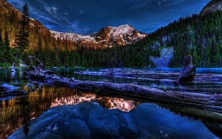 Beautiful Banff - reflections, canada, beautiful, hdr, rocky mountains, alberta