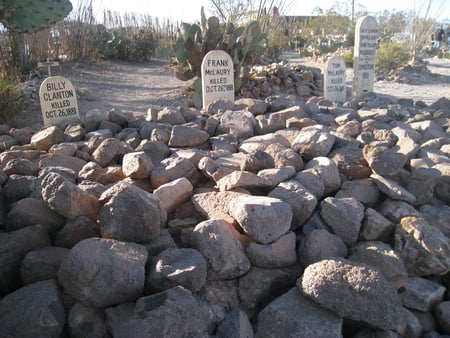 The Final Resting Place of The Clanton Gang - clanton gang, wyatt earp, tombstone, boothill cemetary