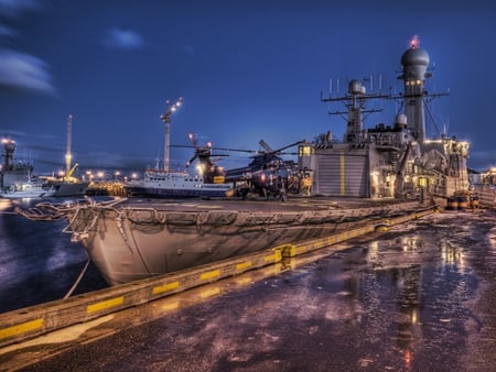 the portavion - vehicle, water, ship, port