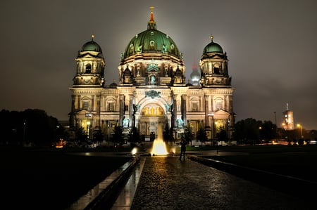 Berlin  Dom - night, dom, hdr, berlin