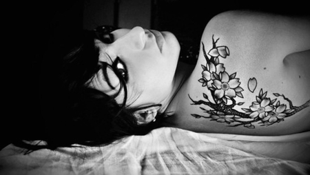 Beautiful - tattoo, woman, special, beautiful, photography, photoshop, beauty, black and white