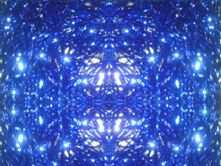 Blue Shred - abstract, sparkle, double, blue