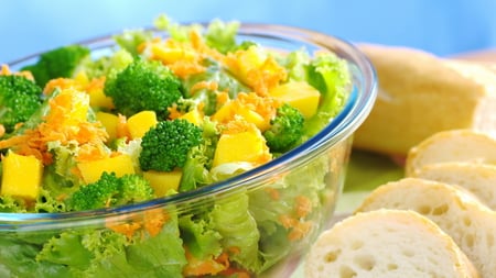 Fresh Salad - vegetables, tasty, photo, delicious, food, salad