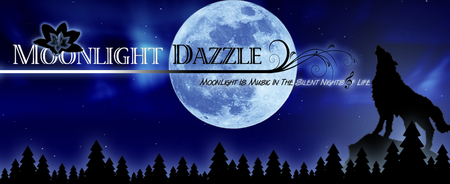 MoonLight Dazzle - wolf, moon, dark, dazzle, night