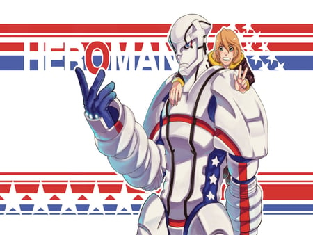 heroman - america, anime, man, hero