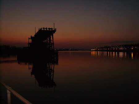 Red Sky at Night... - river, tyne, newcastle, dunston