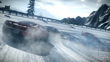 Need For Speed: The Run. - snow, speed, cars, game