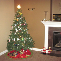 Christmas tree with decoration