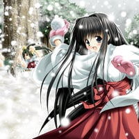 Snowball Fight with Cute Anime Girl