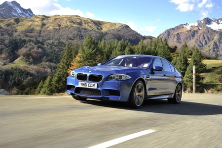 2012 BMW F10 M5 saloon UK - car, blue, 2011, m5, bmw, 12