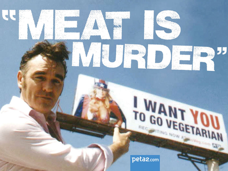 Morrissey - vegetarian, morrissey, animal rights, peta