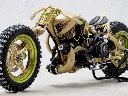 Real Cool Bike ! - racing, ice, real, fast, bike, cool, wallpaper, concept