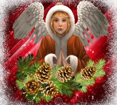 Christmas Angel - santa, xmas, angel, christmas