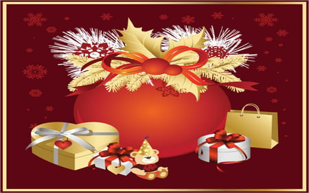 *â–â€ xmas-gift-for-you â€áƒ¦* - yellow, xmas, gift, heart, ribbon