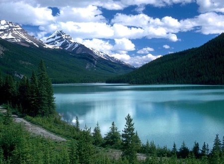 Mountains Lake - picture, mountains, lake, beautiful