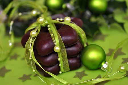 Merry Christmas!!! - beauty, nice, photography, delicate, christmas cookies, balls, pretty, cool, green, holiday, ribbon, stars, ball, lovely, christmas, happy new year, star, merry christmas, beautiful, biscuits, colors, photo