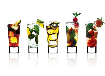 Exotic - drink, fruit, colour, glasses