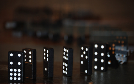 The Domino Effect - effect, abstract, domino, beautiful, photography