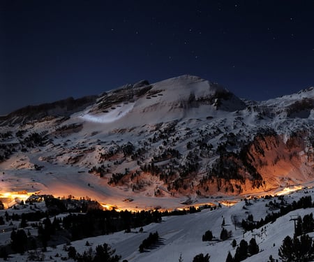 Cold Mountain - beautiful, winter, mountain, cold