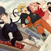 Sasuke, Naruto, Sakura, Sai