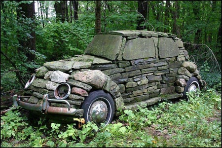 Stone Cold Beetle - fun, car, volks wagen, fred flintstones, stone cold beetle, wallpaper