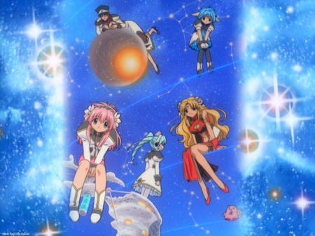 Horoscope Rhapsody - anime, milfeulle, transball, ranpha, galaxy angel, normad, vanilla, mint, horoscope rhapsody, forte