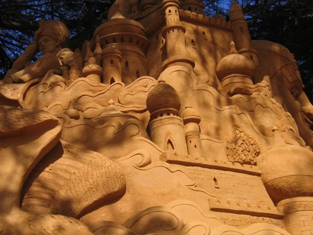 Sand Castle - shape, sand, figure, castle