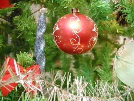 ORNAMENTS - winter, merry, ornaments, christmas