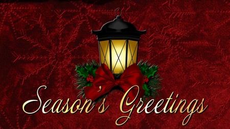 Season's Greetings - holiday, cmas, seasonal, christmas