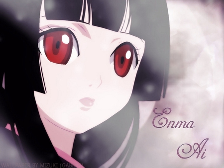 Enma Ai - wanyudo, ai enma, hell girl, kikuri