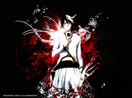 Missing My Heart - anime, lonely, heart, cool, hollow, black, white, sad, red, bleach, ulquiorra