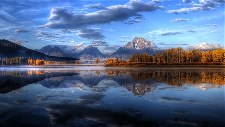 Before the Pin Drops - sky, peaceful, clear, stunning, calm, still, reflection, blue, beautiful