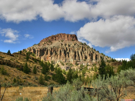 mountain - landscape, nature, mountain, sky