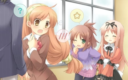 at school - twin tails, school, academy, loli, long hair