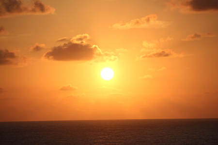 Cocoa Beach Sunrise - water, beach, ocean, sunrise